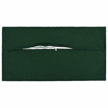 Cushion with Pillow HOUTEN 6 pcs Dark Green Faux Linen