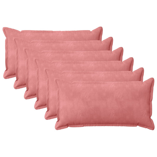 Cushion with Pillow HOUTEN 6 pcs Pink Velvet