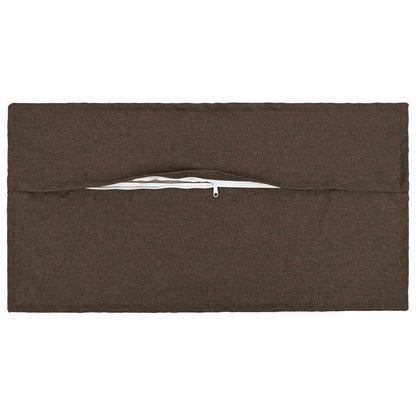 Cushion with Pillow HOUTEN 12 pcs Taupe Faux Linen