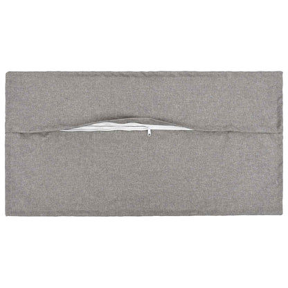 Cushion with Pillow HOUTEN 6 pcs Cloud Grey Faux Linen