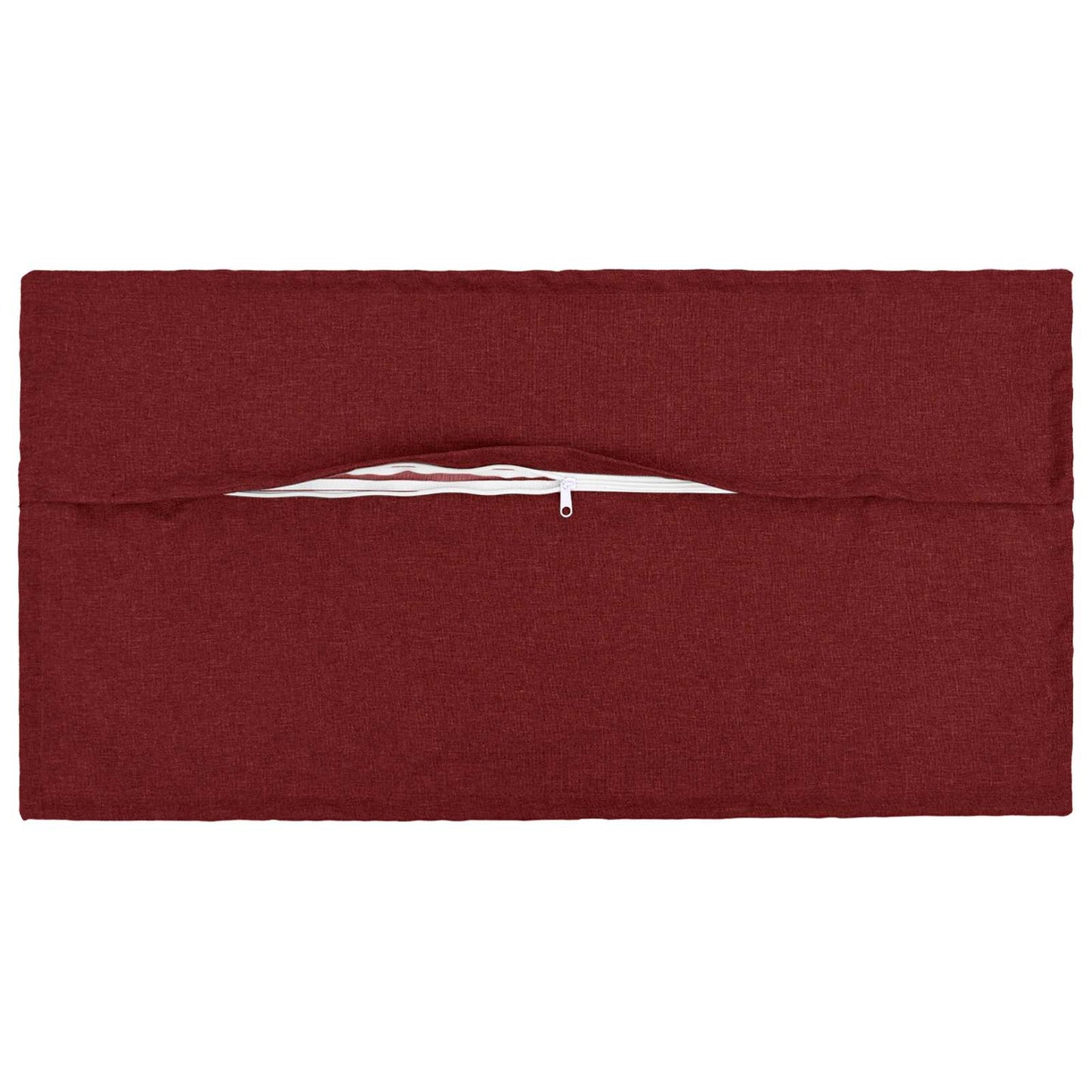 Cushion with Pillow HOUTEN 6 pcs Wine Red Faux Linen