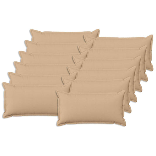 Cushion with Pillow HOUTEN 12 pcs Cream Faux Linen