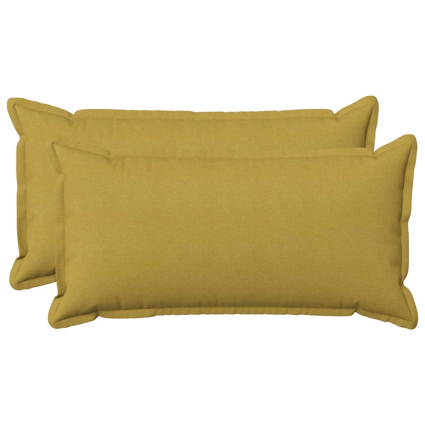 Cushion with Pillow HOUTEN 2 pcs Light Green Faux Linen