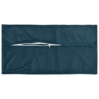 Cushion with Pillow HOUTEN 12 pcs Blue Velvet