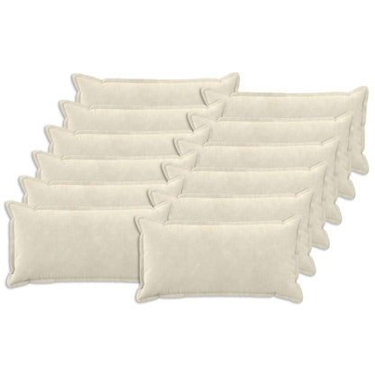 Cushion with Pillow HOUTEN 12 pcs Cream Microfiber Fleece