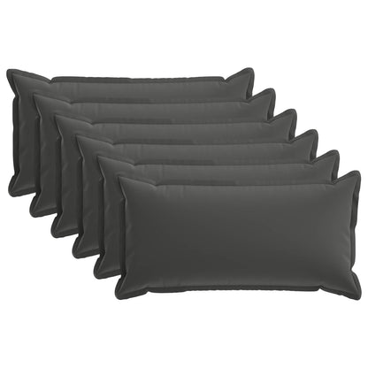 Cushion with Pillow HOUTEN 6 pcs Anthracite Polyester