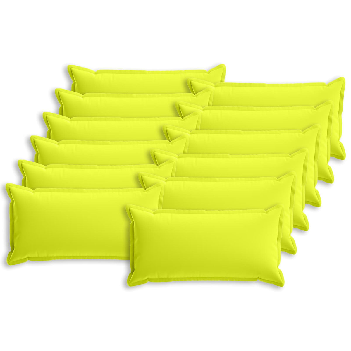 Cushion with Pillow HOUTEN 12 pcs Bright Green Polyester