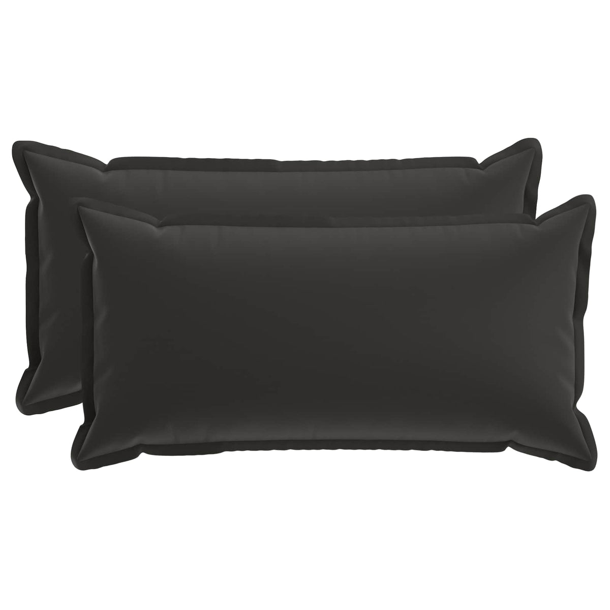 Cushion with Pillow HOUTEN 2 pcs Black Polyester