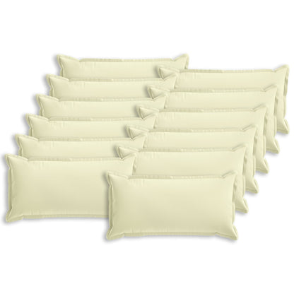 Cushion with Pillow HOUTEN 12 pcs Cream Polyester