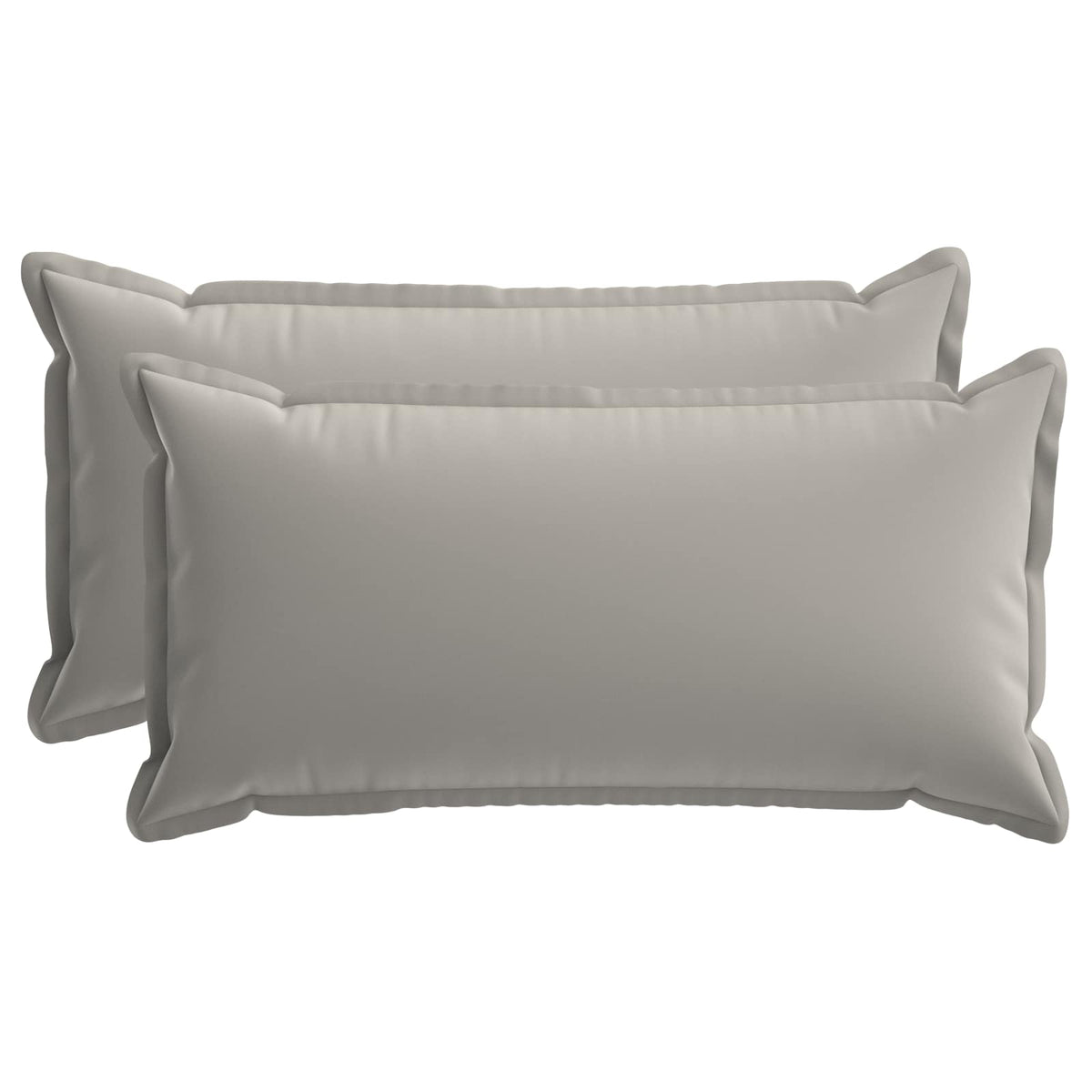 Cushion with Pillow HOUTEN 2 pcs Grey Polyester