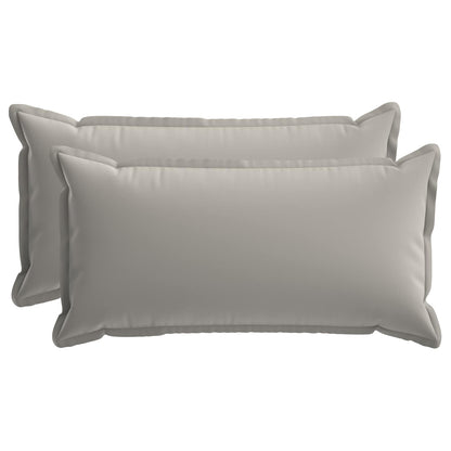 Cushion with Pillow HOUTEN 2 pcs Grey Polyester