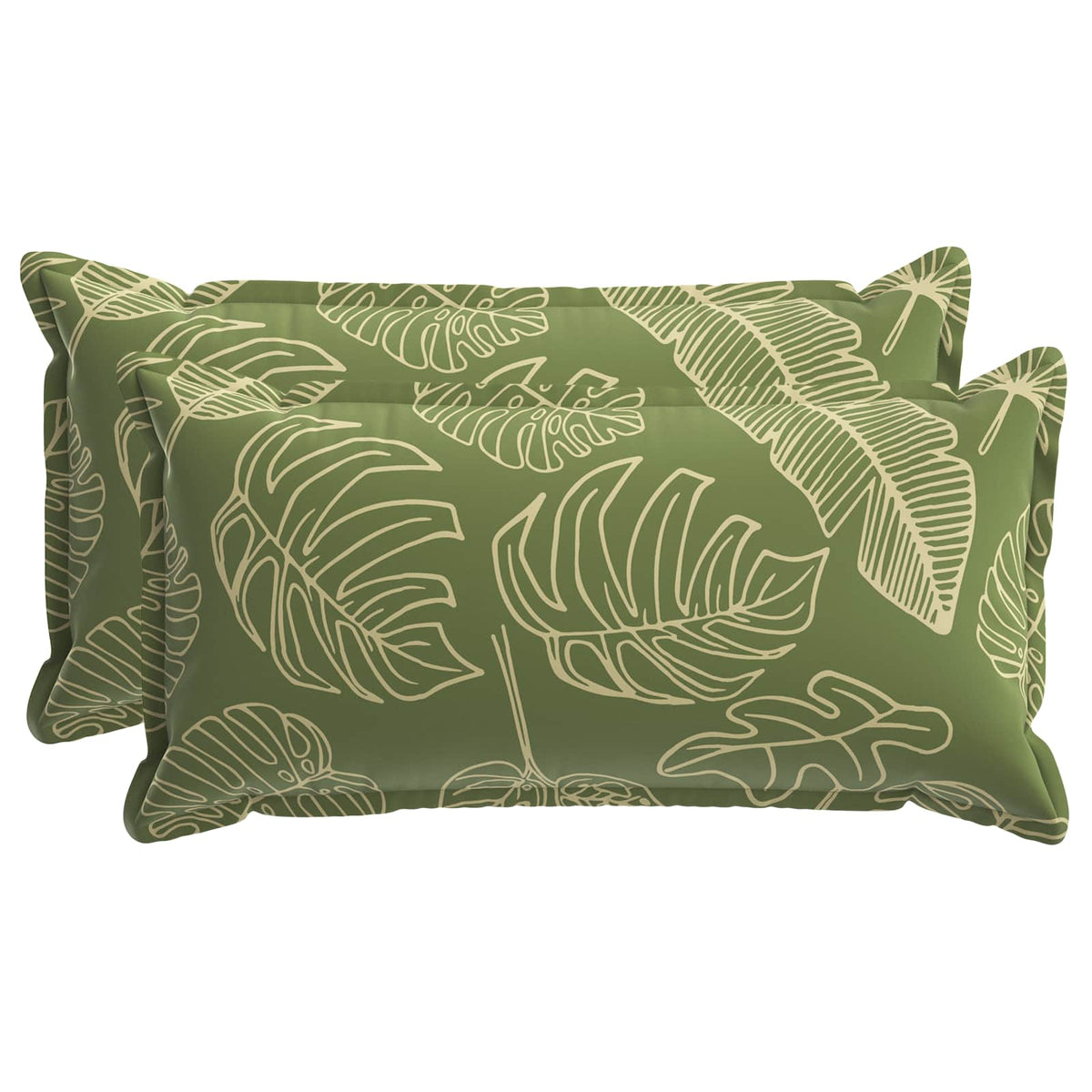 Cushion Leaf with Pillow HOUTEN 2 pcs Leaf Design Polyester
