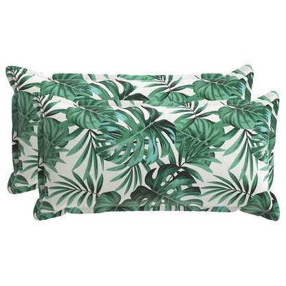 Cushion Leaf with Pillow HOUTEN 2 pcs Leaf Pattern Polyester