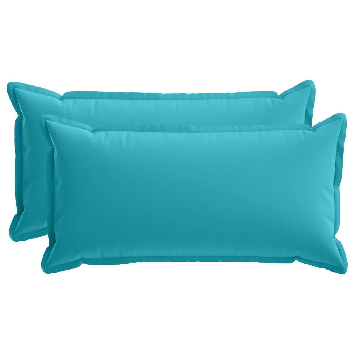 Cushion with Pillow HOUTEN 2 pcs Turquoise Polyester