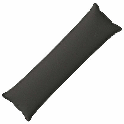 Cushion with Pillow HOUTEN Dark Grey 40 x 145 cm Faux Linen
