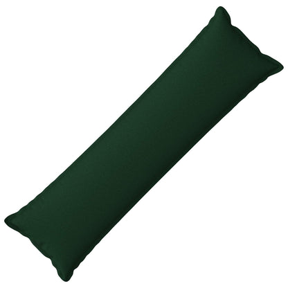 Cushion with Pillow HOUTEN Dark Green 40 x 145 cm Faux Linen