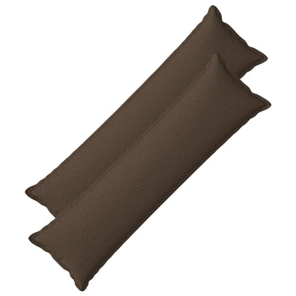 Cushion with Pillow HOUTEN 2 pcs Taupe Faux Linen