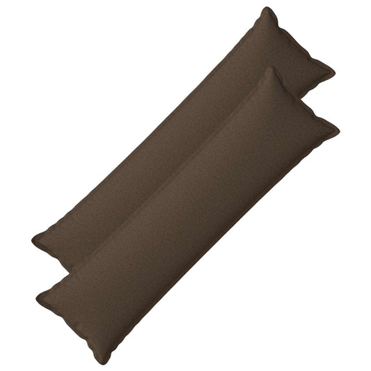 Cushion with Pillow HOUTEN 2 pcs Taupe Faux Linen