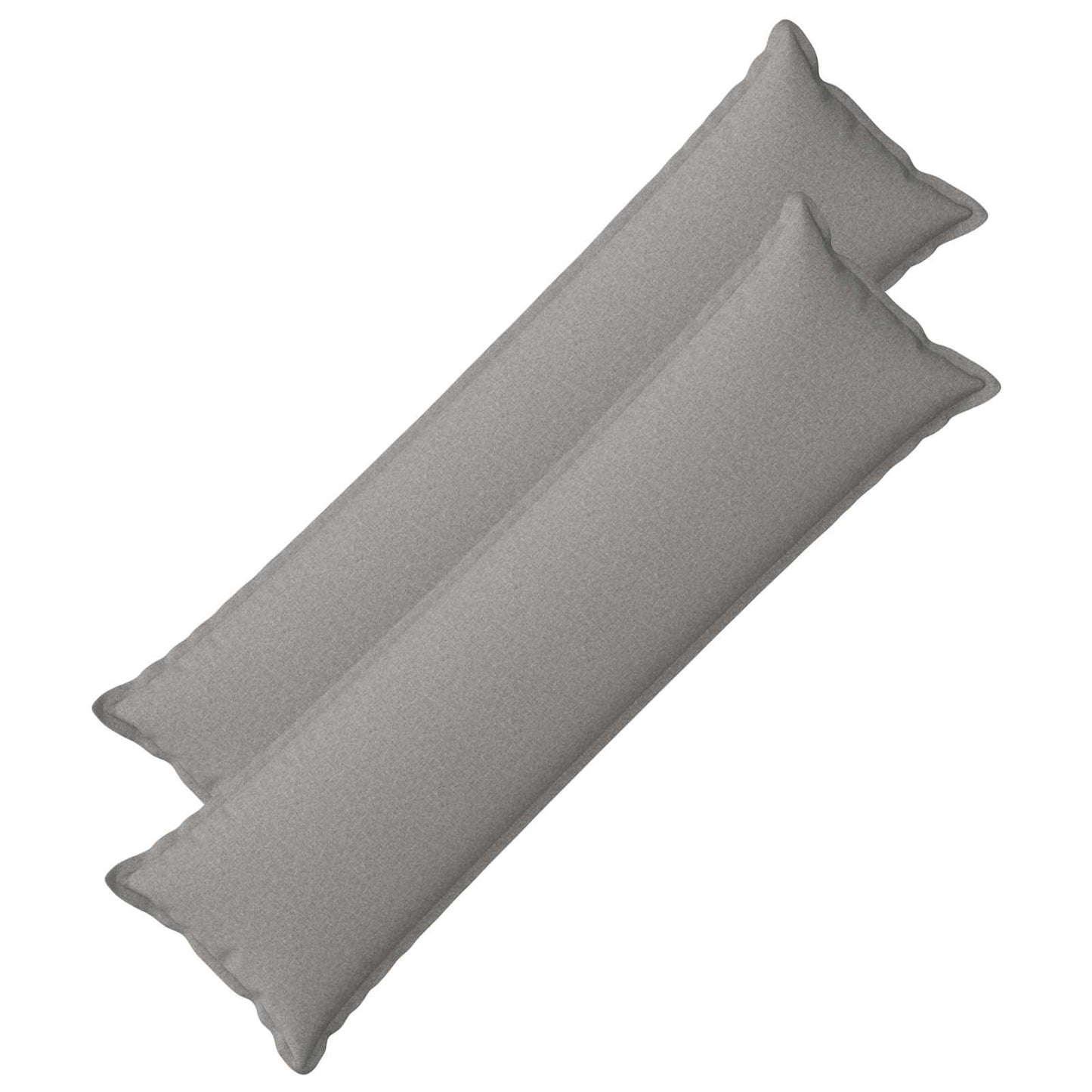 Cushion with Pillow HOUTEN 2 pcs Cloud Grey Faux Linen