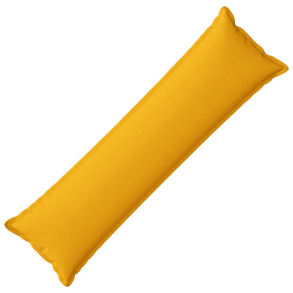 Cushion with Pillow HOUTEN Light Yellow 40 x 145 cm Faux Linen