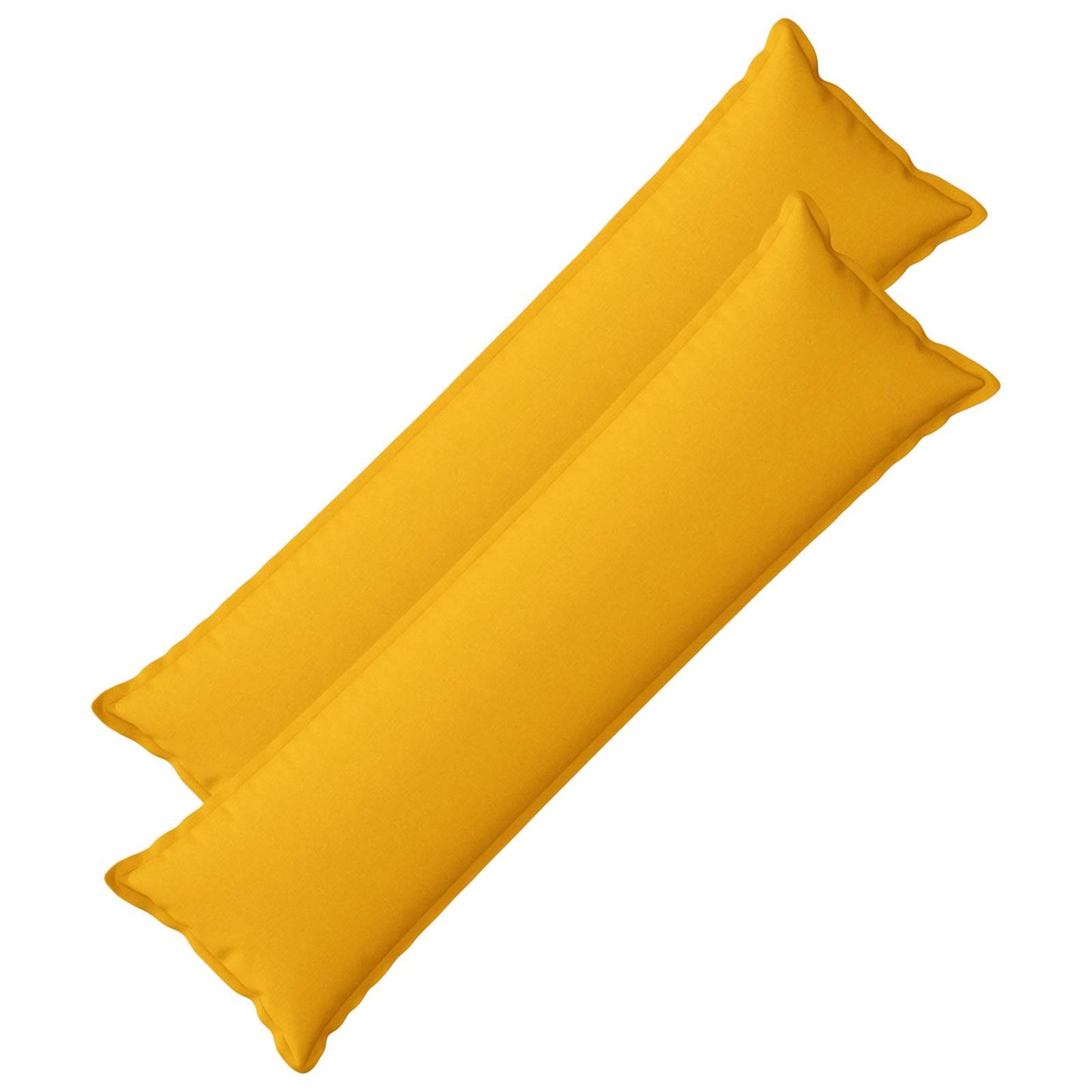 Cushion with Pillow HOUTEN 2 pcs Light Yellow Faux Linen