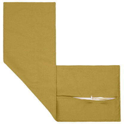 Cushion with Pillow HOUTEN Light Green 40 x 145 cm Faux Linen