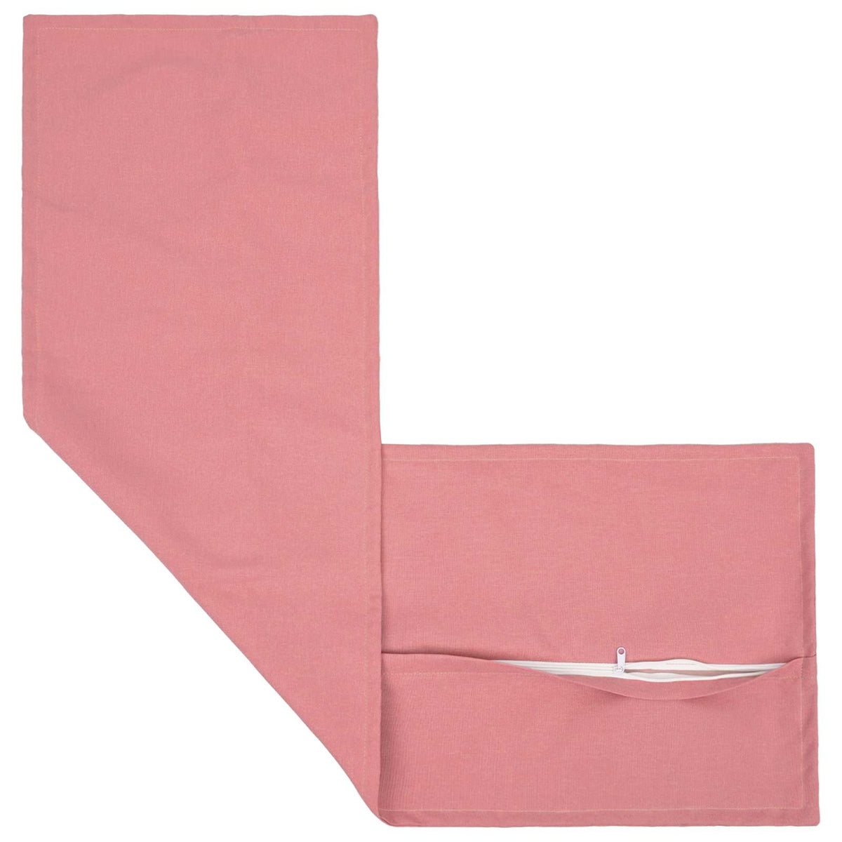 Cushion with Pillow HOUTEN Pink 40 x 145 cm Faux Linen
