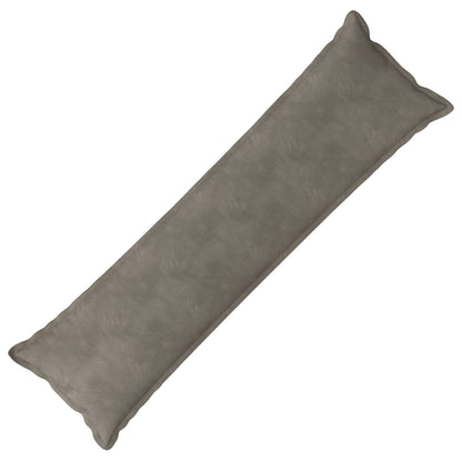 Cushion with Pillow HOUTEN Light Grey 40 x 145 cm Velvet