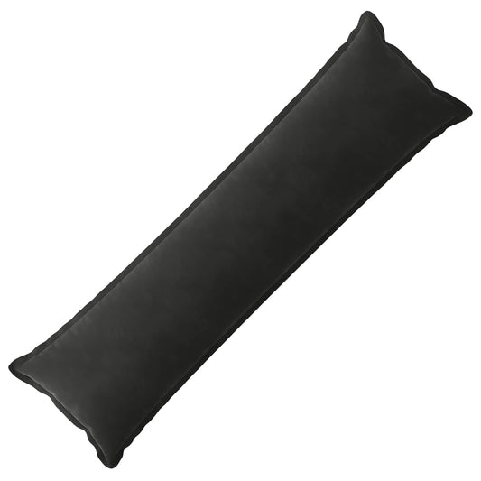 Cushion with Pillow HOUTEN Black 40 x 145 cm Velvet
