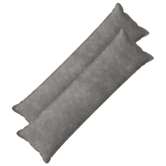 Cushion with Pillow HOUTEN 2 pcs Light Grey Microfiber Fleece