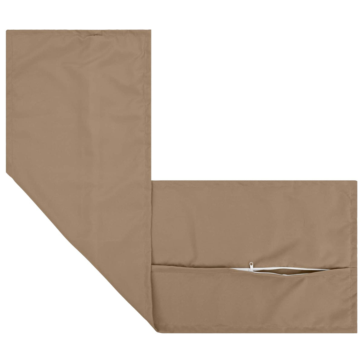 Cushion with Pillow HOUTEN Taupe 40 x 145 cm Polyester