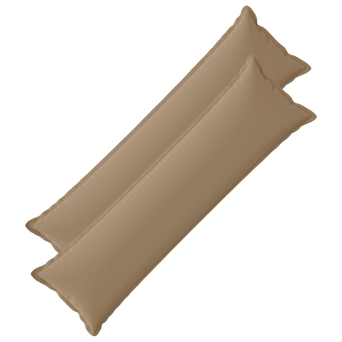 Cushion with Pillow HOUTEN 2 pcs Taupe Polyester