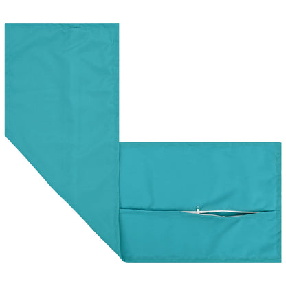 Cushion with Pillow HOUTEN 2 pcs Turquoise Polyester