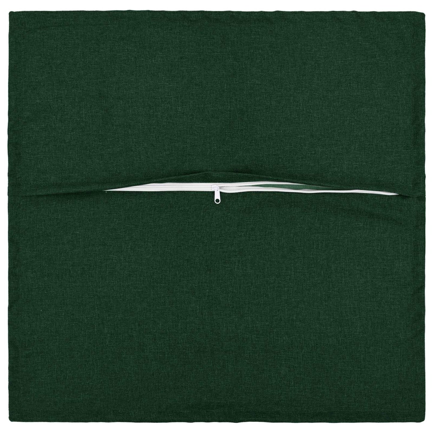 Cushion with Pillow HOUTEN 12 pcs Dark Green Faux Linen