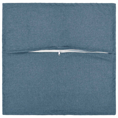 Cushion with Pillow HOUTEN 12 pcs Jeans Blue Faux Linen
