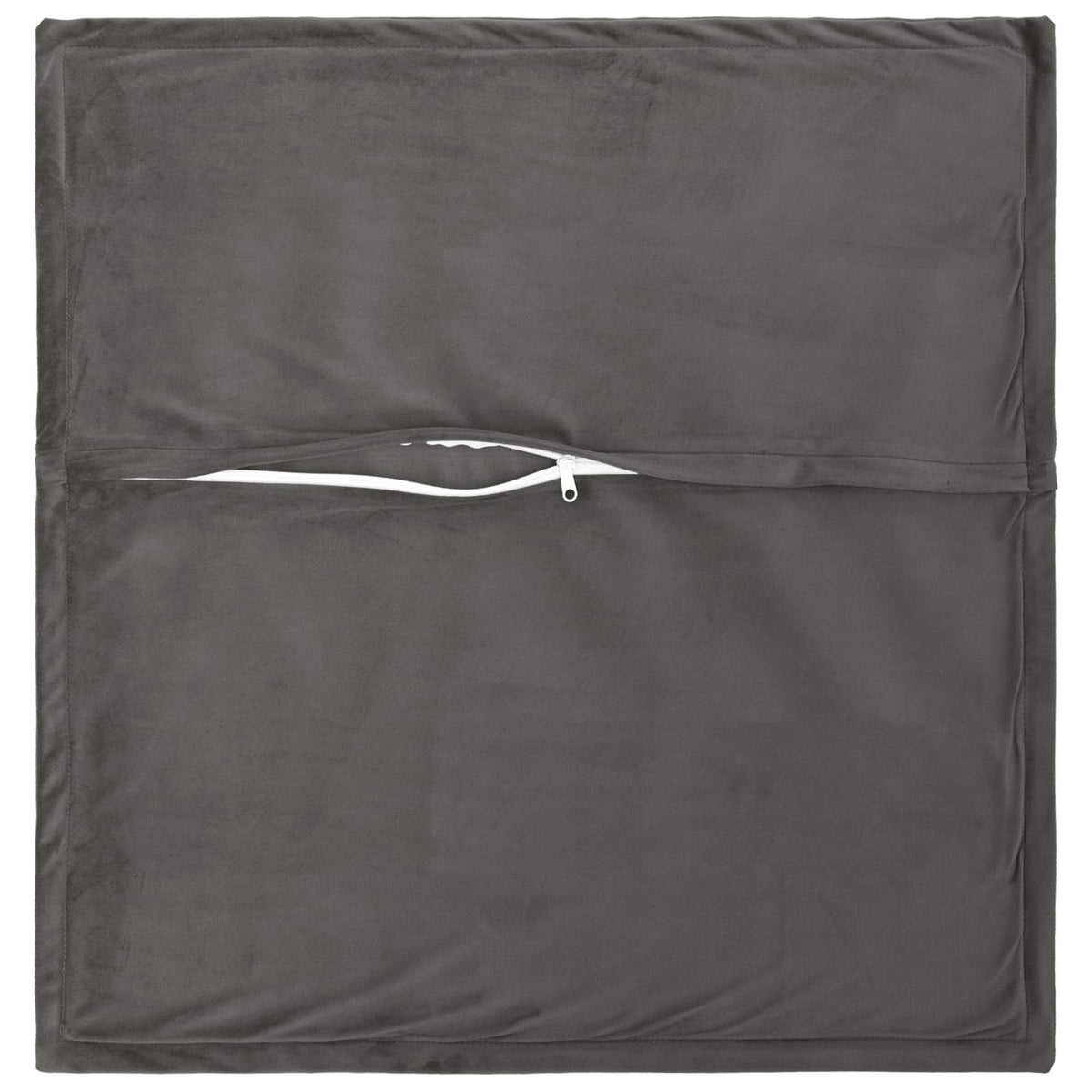 Cushion with Pillow HOUTEN 12 pcs Dark Grey Velvet