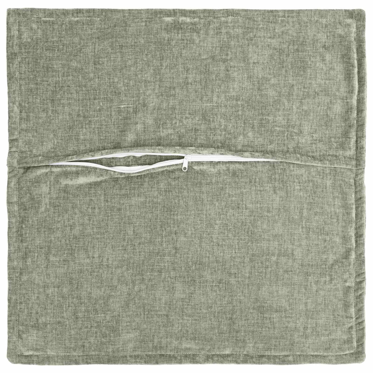 Throw Pillow 2 pcs HOUTEN Green 45 x 45 cm Chenille Fabric
