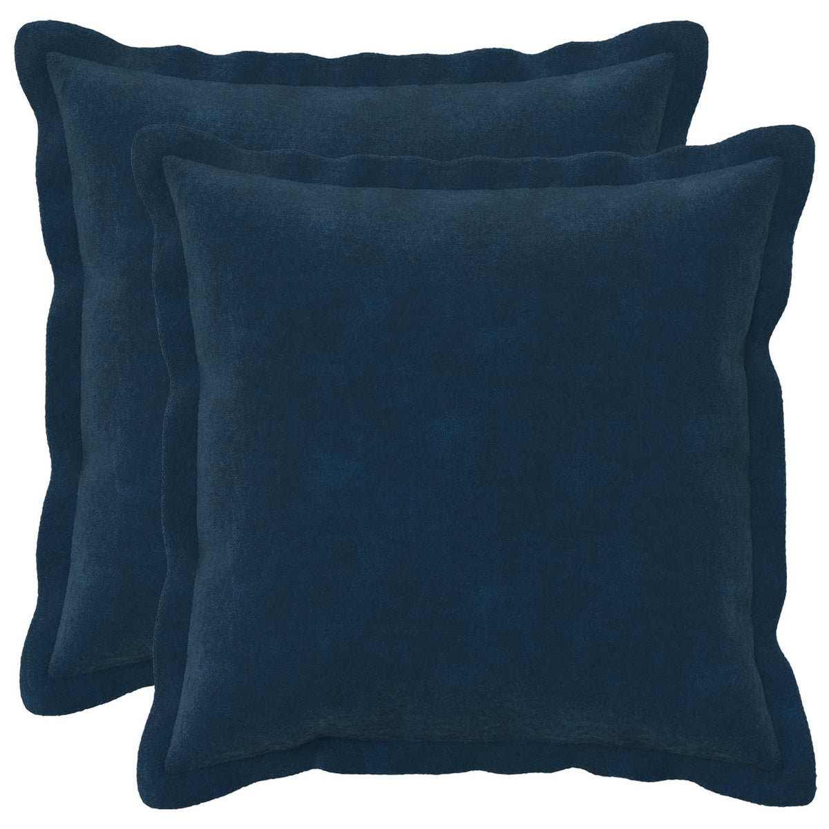 Cushion with Pillow HOUTEN 2 pcs Blue Microfiber Fleece
