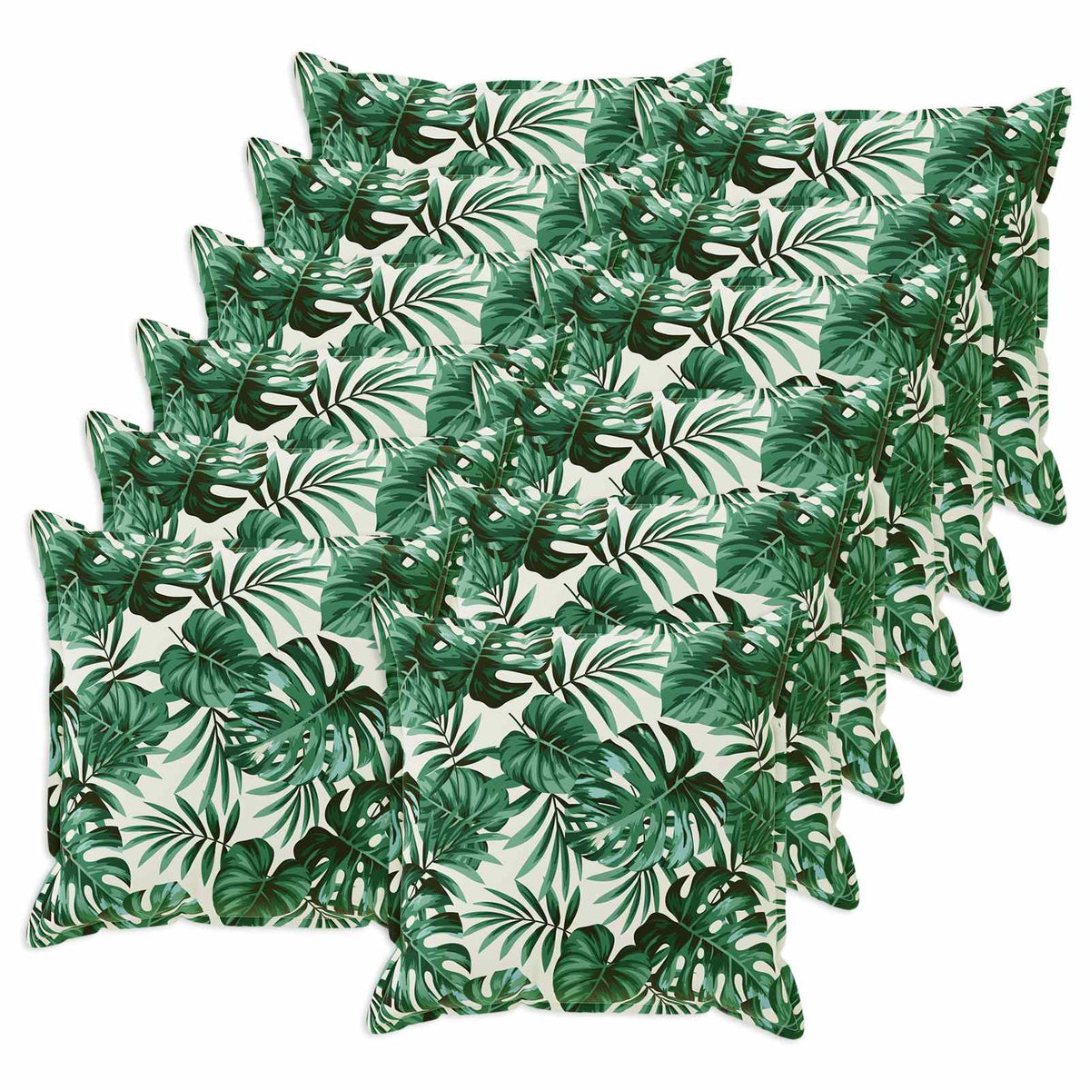 Cushion Leaf with Pillow HOUTEN 12 pcs Leaf Pattern Polyester