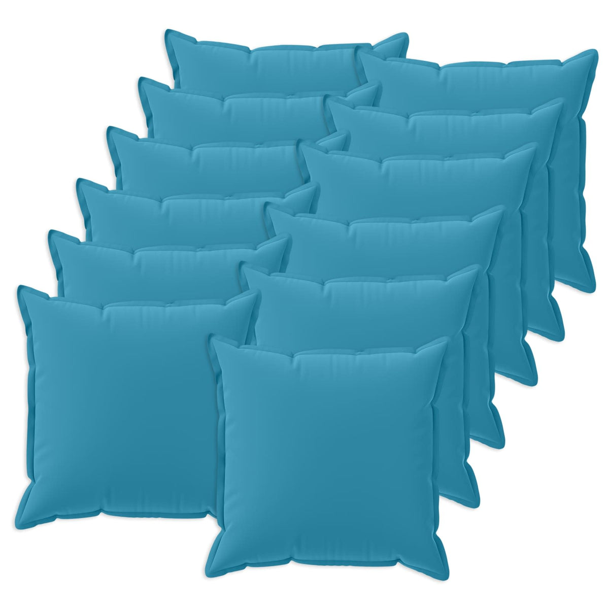 Cushion with Pillow HOUTEN 12 pcs Light Blue Polyester