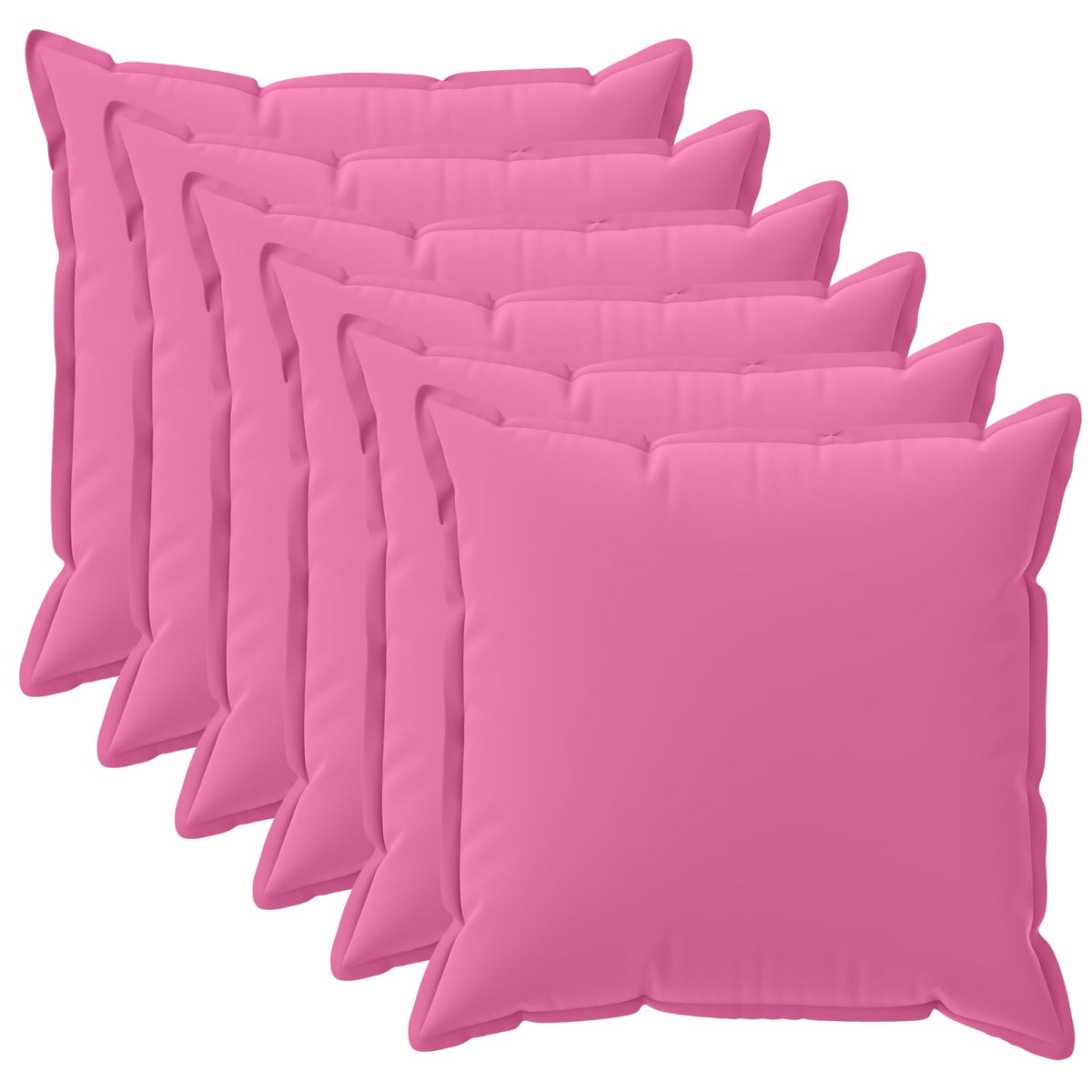 Cushion with Pillow HOUTEN 6 pcs Pink Polyester