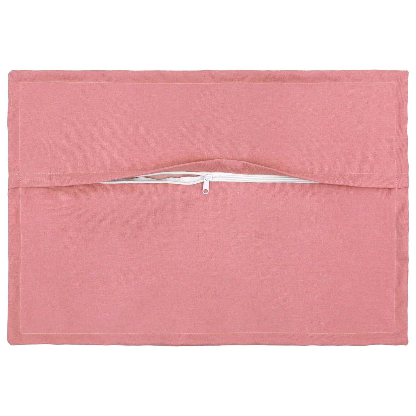 Cushion with Pillow HOUTEN 2 pcs Pink Faux Linen