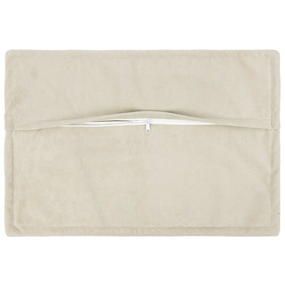 Cushion with Pillow HOUTEN 2 pcs Cream Microfiber Fleece