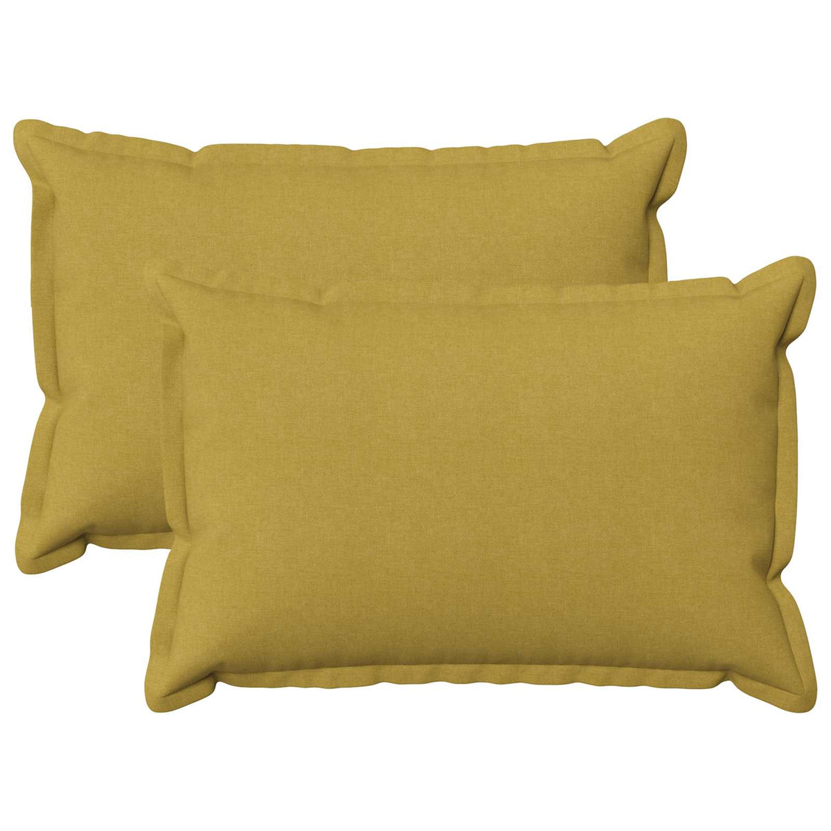 Cushion with Pillow HOUTEN 2 pcs Light Green Faux Linen