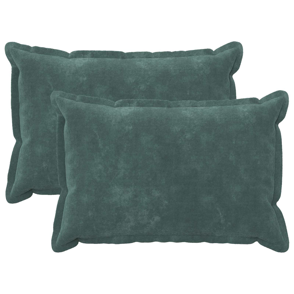 Cushion with Pillow HOUTEN 2 pcs Sea Blue Microfiber Fleece