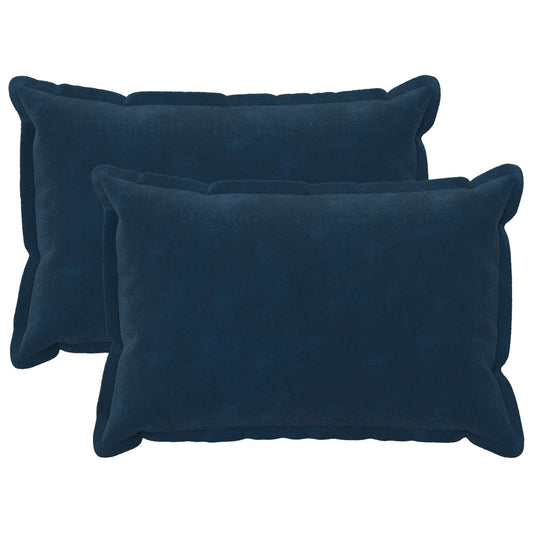 Throw Pillow 2 pcs HOUTEN Blue 50 x 80 cm Microfiber Fleece