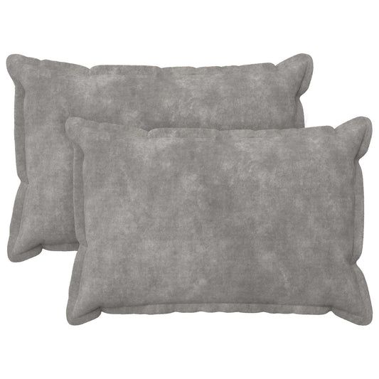 Throw Pillow 2 pcs HOUTEN Light Grey 50 x 80 cm