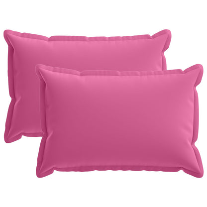 Throw Pillow 2 pcs HOUTEN Pink 50 x 80 cm Polyester