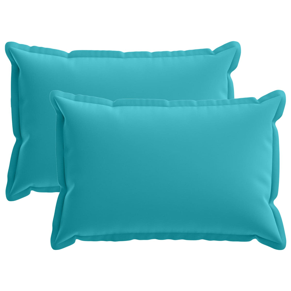 Throw Pillow 2 pcs HOUTEN Turquoise 50 x 80 cm Polyester