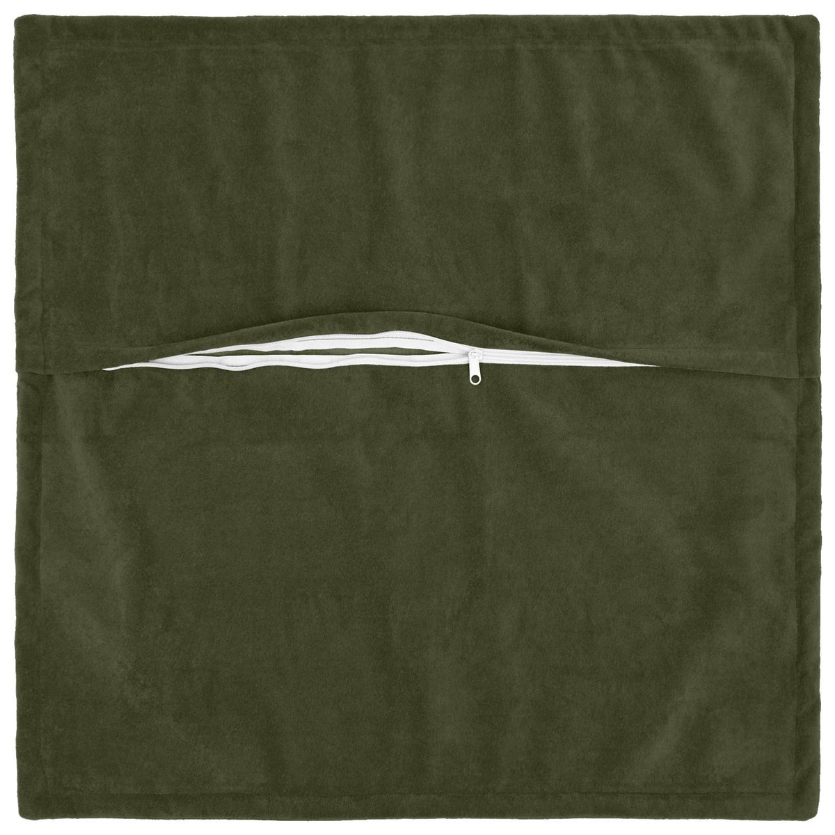 Cushion with Pillow HOUTEN 2 pcs Green Microfiber Fleece